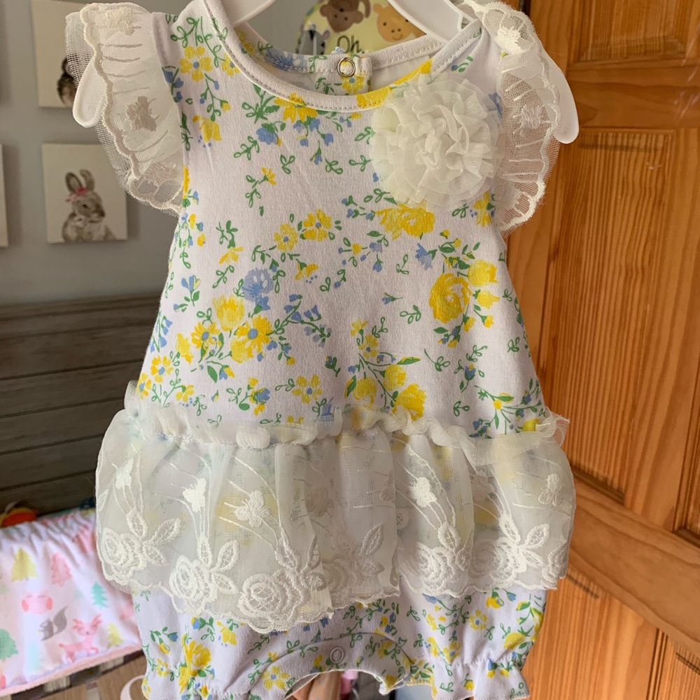 Laura Ashley Tutu Romper NWT